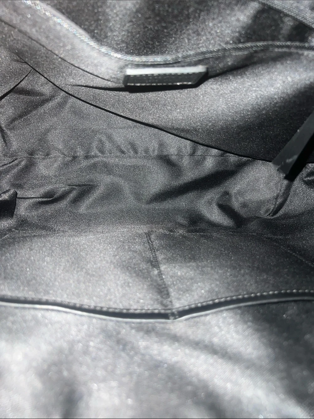 Carpisa Vera Pelle Black Genuine Leather Tote Bag Made in Italy Turtle Charm
